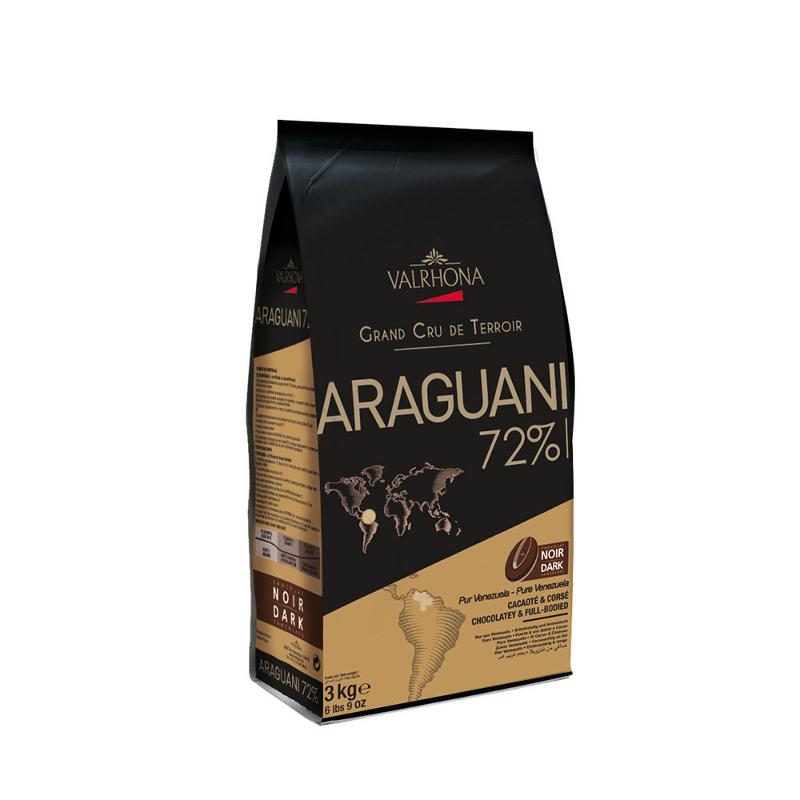Valrhona Chocolate coverture Araguani 72%, 3Kg – The Gourmet Market