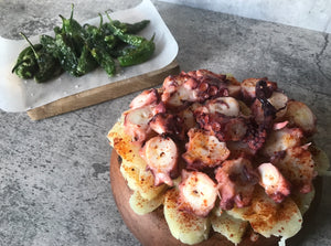 OCTOPUS "GALICIAN STYLE" WITH PADRON PEPPERS