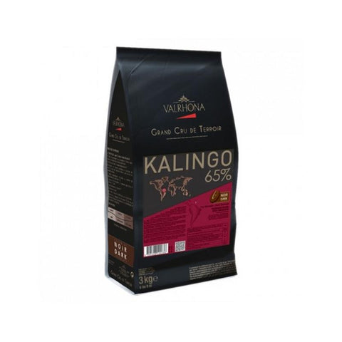 Chocolate coverture callets Kalingo 65%, 3Kg - The Gourmet Market
