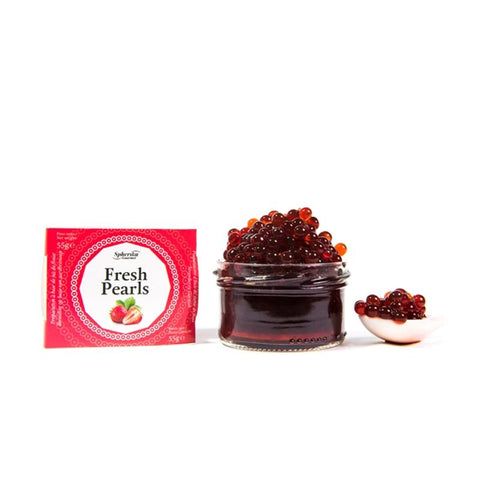 Spherification Caviar Pearls "Strawberry", 55Gr - The Gourmet Market