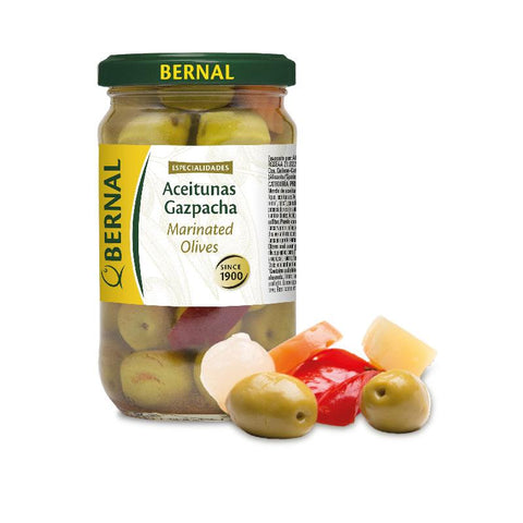 Olives Mix Spicy Gazpacha, 180Gr Drained - The Gourmet Market