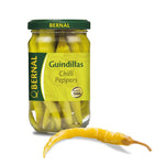 Chillies Pickled Hot "Guindillas", 140Gr Drained - The Gourmet Market