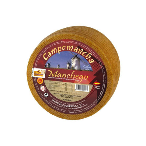 Cheese Manchego DOP Semi-Matured (La Mancha), 250Gr - The Gourmet Market