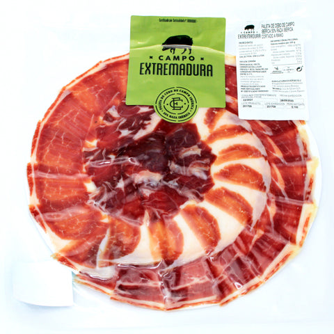 Ham Shoulder Iberico Cebo 50% White Label "HAND SLICED", 100Gr