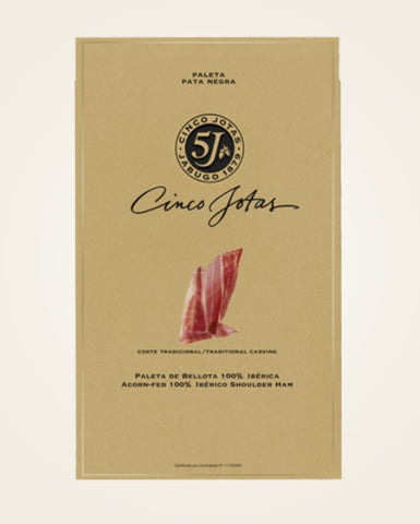 Ham Shoulder Iberico Bellota "Cinco Jotas", Acorn-fed "SLICED", 70Gr