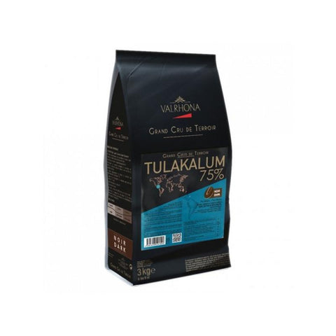 Chocolate coverture callets Tulakalum 75%, 3Kg - The Gourmet Market